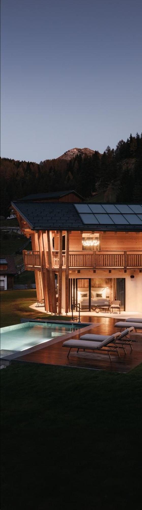 Luxury Spa Chalet Lum D'Or Selva di Val Gardena Exterior photo